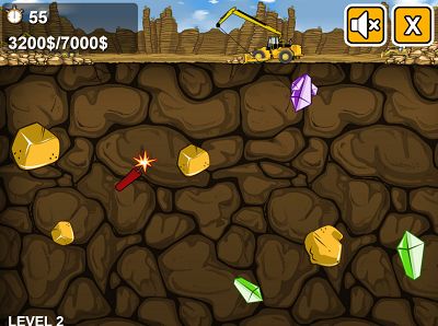gold miner games pop up